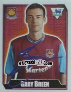 Sticker Gary Breen - Premier League Inglese 2002-2003 n. 558 - Merlin
