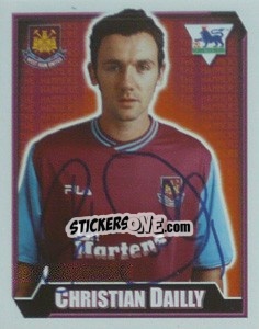 Figurina Christian Dailly - Premier League Inglese 2002-2003 - Merlin