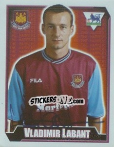 Figurina Vladimir Labant - Premier League Inglese 2002-2003 - Merlin