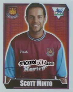 Sticker Scott Minto - Premier League Inglese 2002-2003 - Merlin