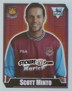 Figurina Scott Minto - Premier League Inglese 2002-2003 - Merlin