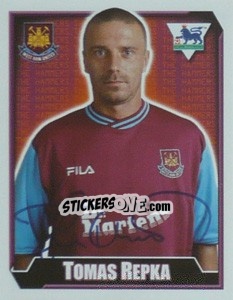Figurina Tomas Repka - Premier League Inglese 2002-2003 - Merlin