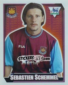 Figurina Sebastien Schemmel - Premier League Inglese 2002-2003 - Merlin