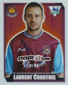 Sticker Laurent Courtois - Premier League Inglese 2002-2003 - Merlin