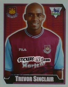 Sticker Trevor Sinclair - Premier League Inglese 2002-2003 - Merlin