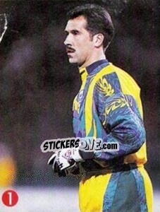 Sticker David Seaman - Euro 96 n. 5 - TV 7 DIAS