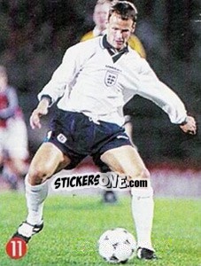 Sticker Teddy Sheringham - Euro 96 n. 15 - TV 7 DIAS