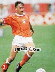 Sticker Rob Witschge - Euro 96 n. 21 - TV 7 DIAS