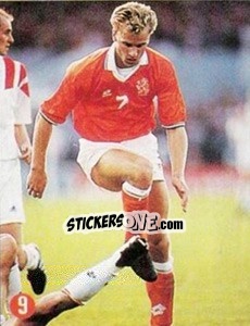 Sticker Bergkamp - Euro 96 - TV 7 DIAS