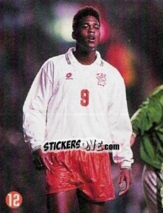Sticker Kluivert - Euro 96 n. 30 - TV 7 DIAS