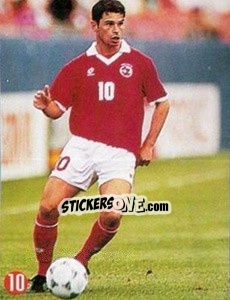 Sticker Sforza - Euro 96 n. 42 - TV 7 DIAS