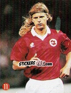 Sticker Alain Sutter - Euro 96 - TV 7 DIAS