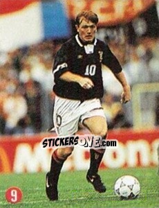 Sticker Stuart McCall - Euro 96 - TV 7 DIAS