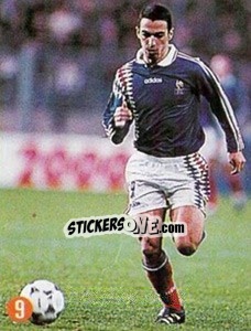 Sticker Djorkaeff - Euro 96 - TV 7 DIAS