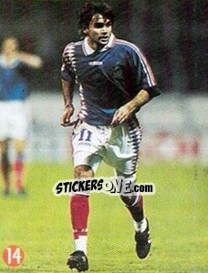 Sticker Pedros - Euro 96 n. 78 - TV 7 DIAS