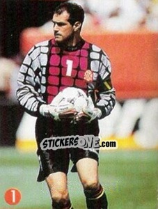 Sticker Zubizarreta - Euro 96 - TV 7 DIAS