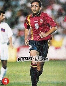 Sticker Abelardo - Euro 96 n. 82 - TV 7 DIAS