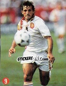 Sticker Goikoetxea - Euro 96 n. 87 - TV 7 DIAS