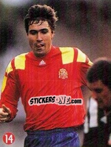 Sticker Julio Salinas - Euro 96 n. 92 - TV 7 DIAS
