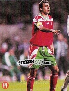 Sticker Stoichkov - Euro 96 n. 106 - TV 7 DIAS