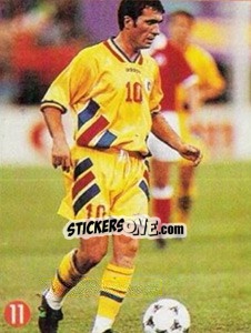 Sticker Hagi - Euro 96 - TV 7 DIAS