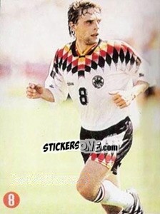 Sticker Hassler - Euro 96 n. 132 - TV 7 DIAS