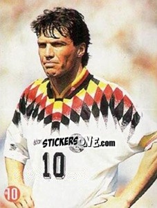 Sticker Matthaus - Euro 96 n. 134 - TV 7 DIAS