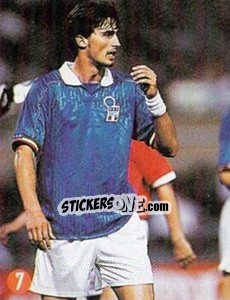 Cromo Dino Baggio - Euro 96 - TV 7 DIAS