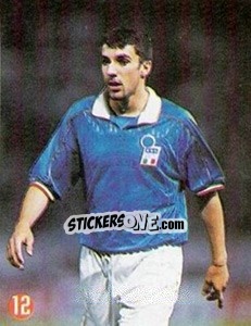 Sticker Del Piero - Euro 96 n. 150 - TV 7 DIAS