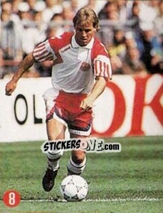 Cromo B.S. Nielsen - Euro 96 n. 192 - TV 7 DIAS
