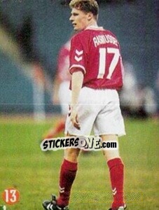 Cromo Rasmussen - Euro 96 n. 197 - TV 7 DIAS