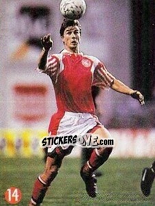 Sticker Brian Laudrup - Euro 96 n. 198 - TV 7 DIAS