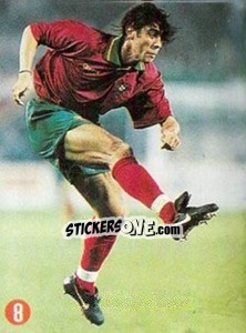 Sticker Rui Costa - Euro 96 n. 206 - TV 7 DIAS