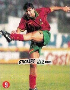 Sticker Figo - Euro 96 n. 207 - TV 7 DIAS