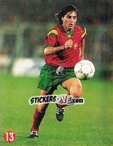 Sticker Paulo Futre - Euro 96 n. 211 - TV 7 DIAS