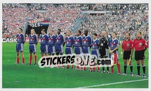 Cromo Les tenues officielles - Champions 98 - Panini