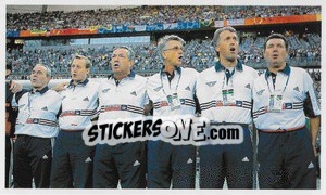 Figurina Le staff technique - Champions 98 n. 9 - Panini