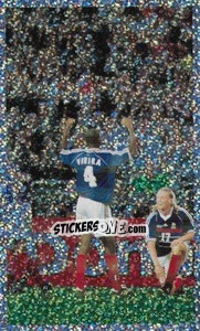 Sticker Patrick Vieira - Champions 98 n. 20 - Panini