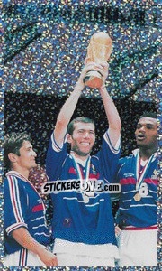 Sticker Zinedine Zidane - Champions 98 n. 35 - Panini