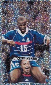 Sticker Lilian Thuram - Champions 98 n. 47 - Panini