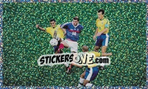 Sticker France 3-0 Brésil - Champions 98 - Panini