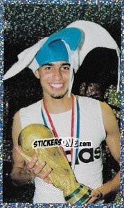 Sticker France 3-0 Brésil - Champions 98 n. 106 - Panini
