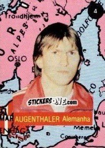 Sticker Augenthaler - Euro 84 - Mabilgrafica