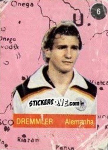 Sticker Dremmler - Euro 84 n. 6 - Mabilgrafica