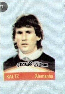 Sticker Kaltz - Euro 84 n. 7 - Mabilgrafica