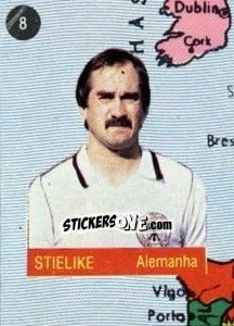 Sticker Stielike - Euro 84 - Mabilgrafica