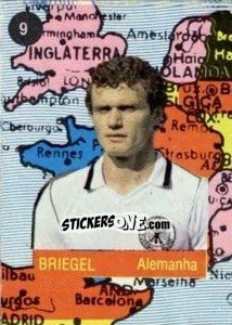 Sticker Briegel - Euro 84 n. 9 - Mabilgrafica