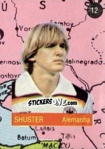 Cromo Shuster - Euro 84 - Mabilgrafica