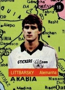 Sticker Littbarsky - Euro 84 n. 18 - Mabilgrafica