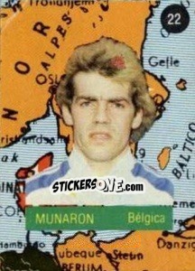 Sticker Munaron - Euro 84 n. 22 - Mabilgrafica